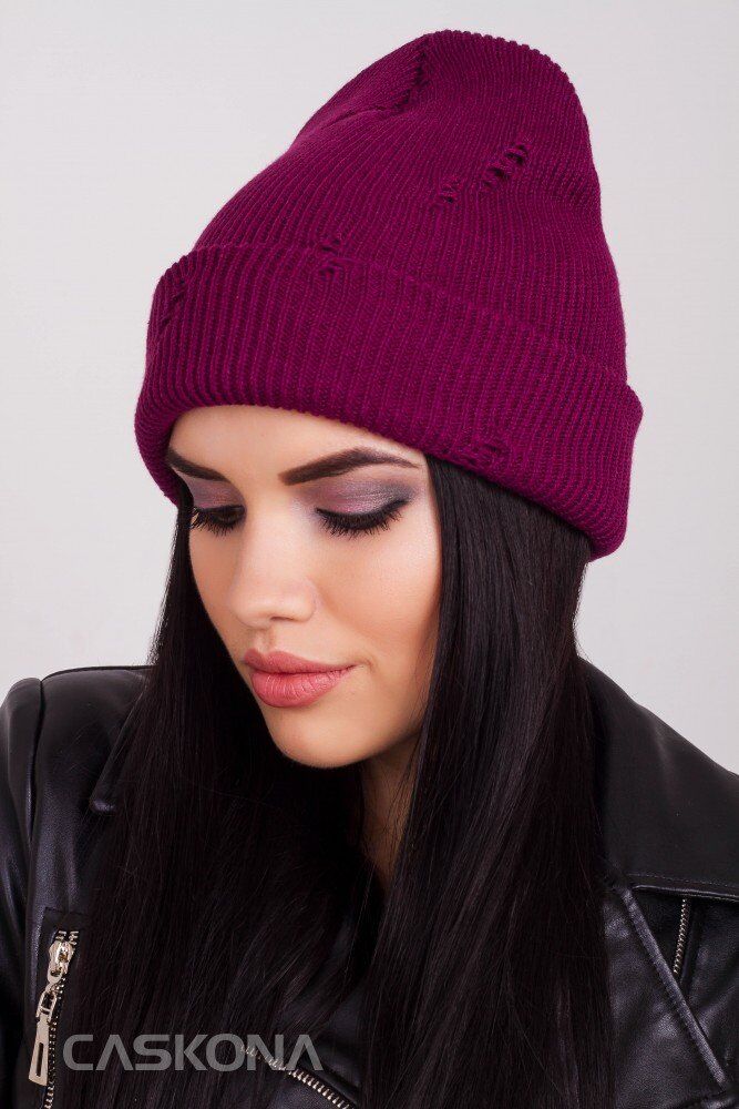 LEXI ШАПКА слива CS 111818 цвета ⭐ Caskona: купить оптом и