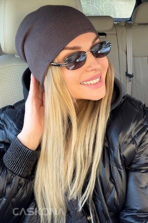 Caskona: JASPER UNI ШАПКА пепельно-коричневый CS 181325 - фото 3