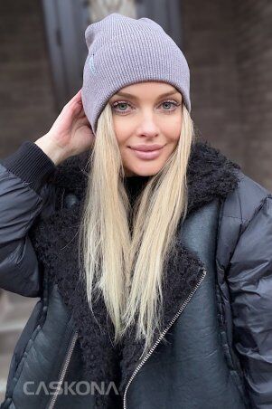 Caskona: SHEIN ШАПКА светло-серый CS 172910 - фото 3