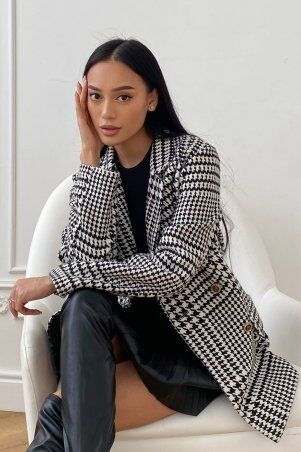 Jadone Fashion: Піджак на підкладці Версаль чорний - фото 4