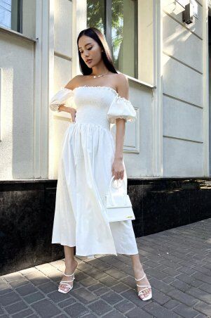 Jadone Fashion: Сукня Мона білий - фото 5