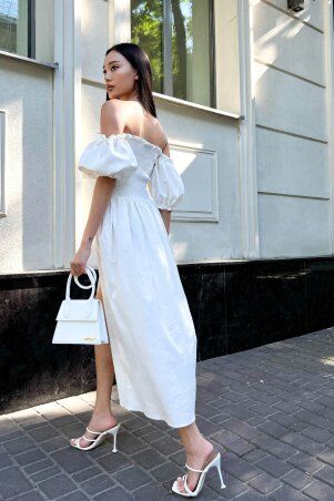 Jadone Fashion: Сукня Мона білий - фото 6
