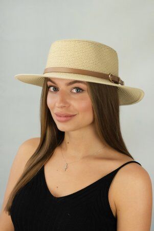 Braxton: Женская  шляпа канотье «Хлоя» (1712 -1) 1712 -1 - фото 1