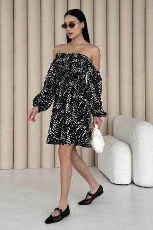 Jadone Fashion: Сукня Анемона чорний - фото 5