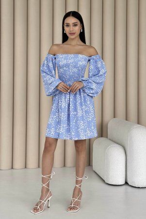 Jadone Fashion: Сукня Анемона блакитний - фото 3