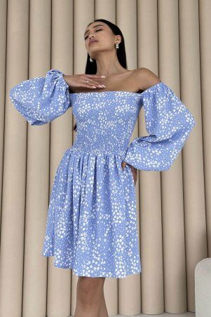 Jadone Fashion: Сукня Анемона блакитний - фото 5