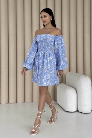 Jadone Fashion: Сукня Анемона блакитний - фото 6