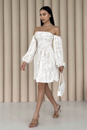 Jadone Fashion: Сукня Анемона молочний - фото 3