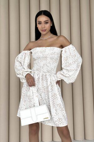 Jadone Fashion: Сукня Анемона молочний - фото 4