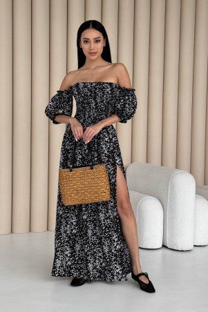 Jadone Fashion: Сукня Ліатріс чорний - фото 1