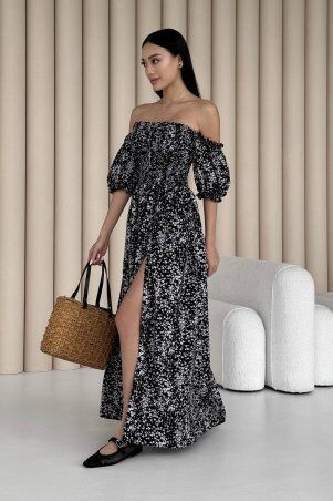 Jadone Fashion: Сукня Ліатріс чорний - фото 2