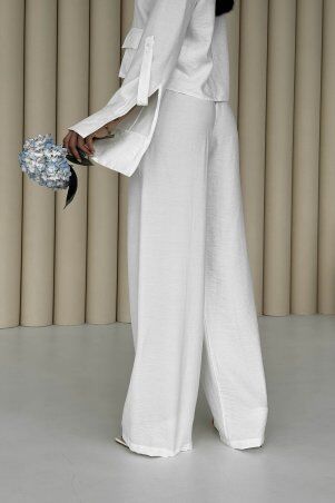 Jadone Fashion: Костюм з брюками Гранж білий - фото 2