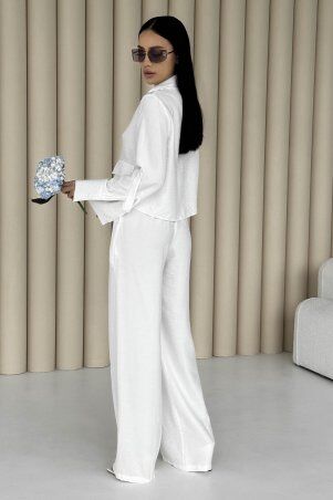 Jadone Fashion: Костюм з брюками Гранж білий - фото 5