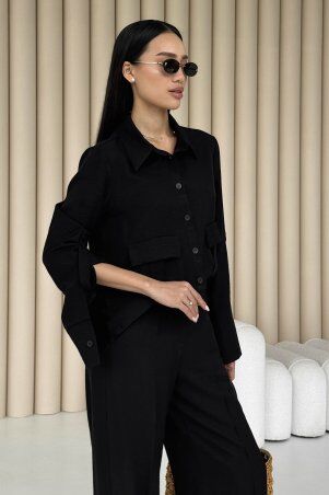 Jadone Fashion: Костюм з брюками Гранж чорний - фото 5