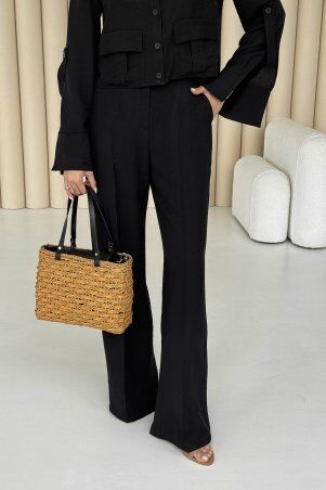 Jadone Fashion: Костюм з брюками Гранж чорний - фото 6