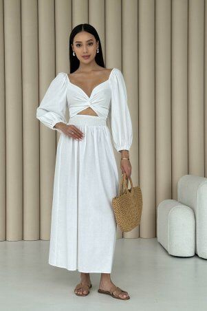 Jadone Fashion: Сукня-трансформер Асканія білий - фото 4
