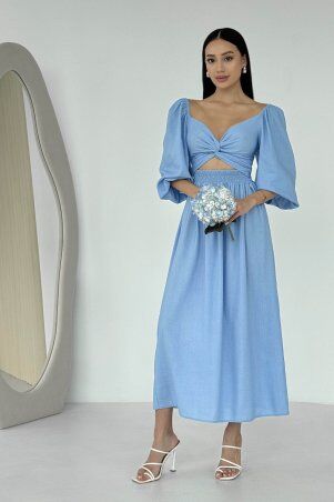 Jadone Fashion: Сукня-трансформер Асканія блакитний - фото 2