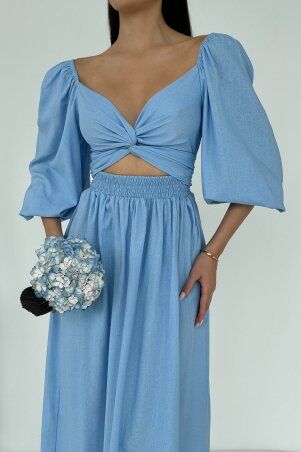 Jadone Fashion: Сукня-трансформер Асканія блакитний - фото 5