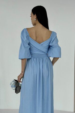 Jadone Fashion: Сукня-трансформер Асканія блакитний - фото 8