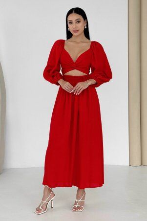 Jadone Fashion: Сукня-трансформер Асканія червоний - фото 1