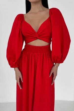 Jadone Fashion: Сукня-трансформер Асканія червоний - фото 6