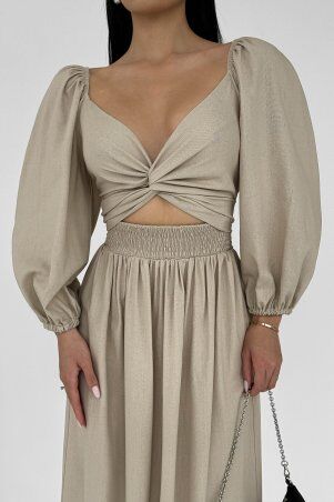 Jadone Fashion: Сукня-трансформер Асканія бежевий - фото 6