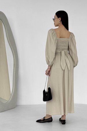 Jadone Fashion: Сукня-трансформер Асканія бежевий - фото 9