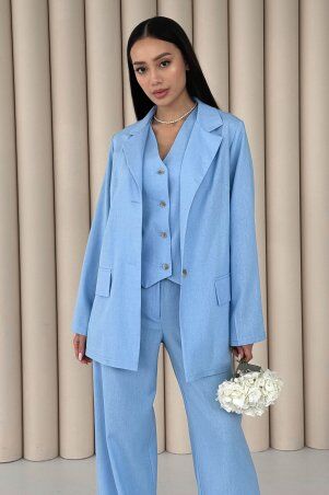 Jadone Fashion: Жакет Мей блакитний - фото 1
