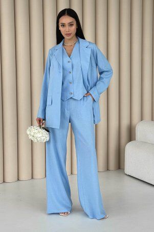 Jadone Fashion: Жакет Мей блакитний - фото 2