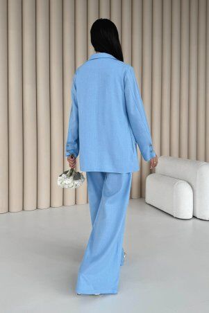 Jadone Fashion: Жакет Мей блакитний - фото 3