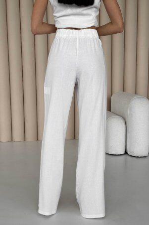 Jadone Fashion: Костюм з брюками Вест білий - фото 3