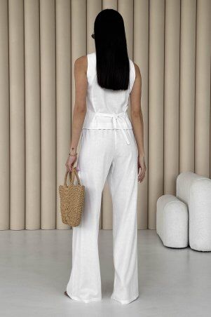 Jadone Fashion: Костюм з брюками Вест білий - фото 5