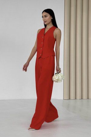 Jadone Fashion: Брюки Ост червоний - фото 1