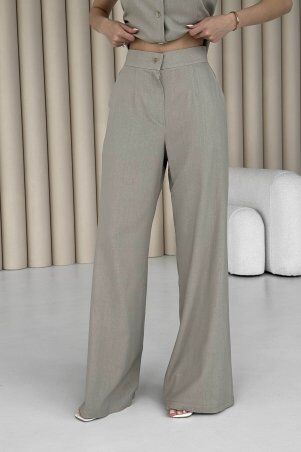 Jadone Fashion: Костюм з брюками Вест бежевий - фото 1