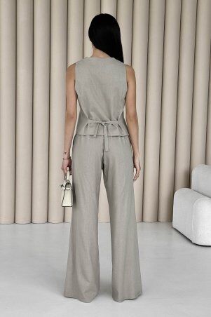Jadone Fashion: Костюм з брюками Вест бежевий - фото 4