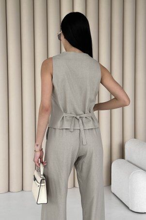Jadone Fashion: Костюм з брюками Вест бежевий - фото 5