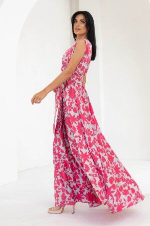 Jadone Fashion: Сукня Фурор комбіноване рожевий - фото 5