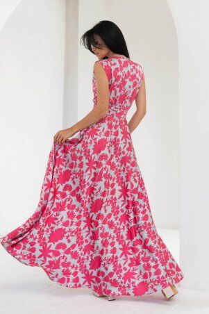 Jadone Fashion: Сукня Фурор комбіноване рожевий - фото 7