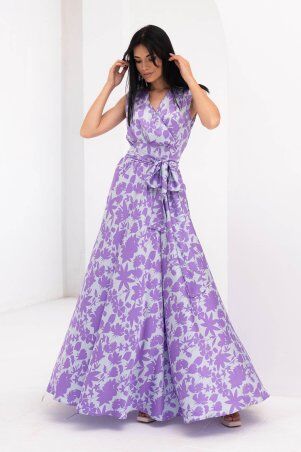 Jadone Fashion: Сукня Фурор комбіноване фіалковий - фото 3