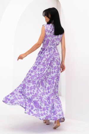 Jadone Fashion: Сукня Фурор комбіноване фіалковий - фото 5
