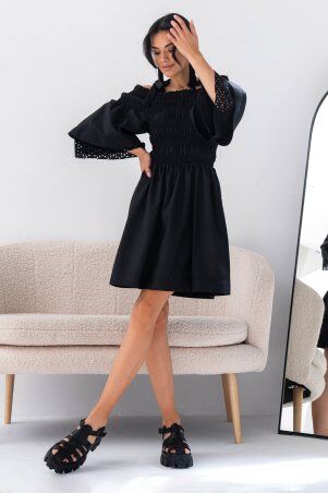 Jadone Fashion: Сукня Барбі чорний - фото 3