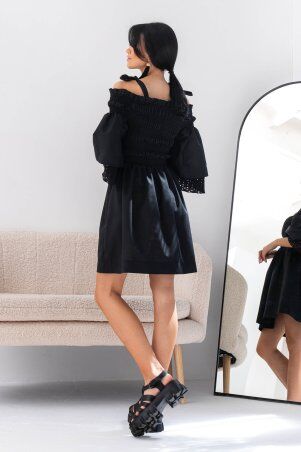 Jadone Fashion: Сукня Барбі чорний - фото 4
