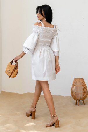 Jadone Fashion: Сукня Барбі білий - фото 5