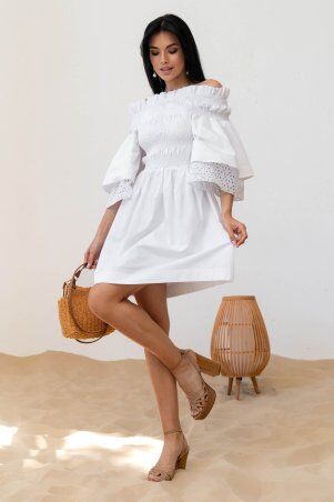 Jadone Fashion: Сукня Барбі білий - фото 7