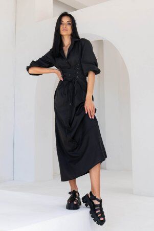 Jadone Fashion: Сукня Крістін чорний - фото 12