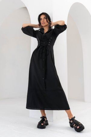 Jadone Fashion: Сукня Крістін чорний - фото 4