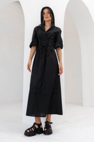 Jadone Fashion: Сукня Крістін чорний - фото 5