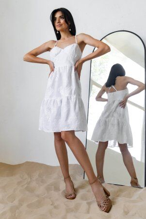 Jadone Fashion: Сукня Анета білий - фото 4