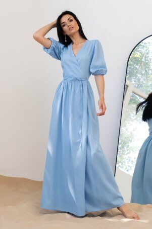 Jadone Fashion: Сукня Амелія блакитний - фото 4