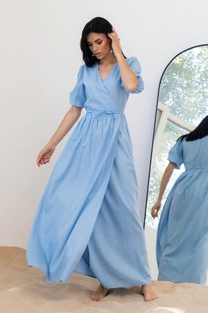 Jadone Fashion: Сукня Амелія блакитний - фото 6